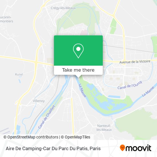 Aire De Camping-Car Du Parc Du Patis map