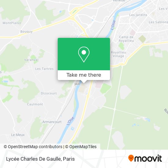 Lycée Charles De Gaulle map