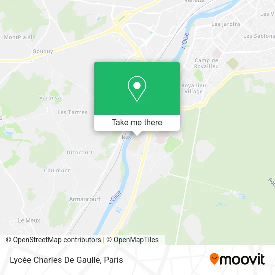 Lycée Charles De Gaulle map