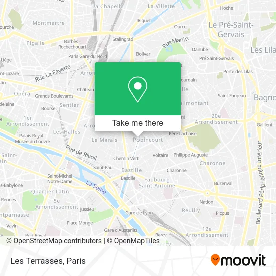 Les Terrasses map