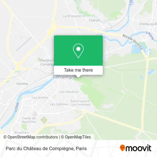 Parc du Château de Compiègne map