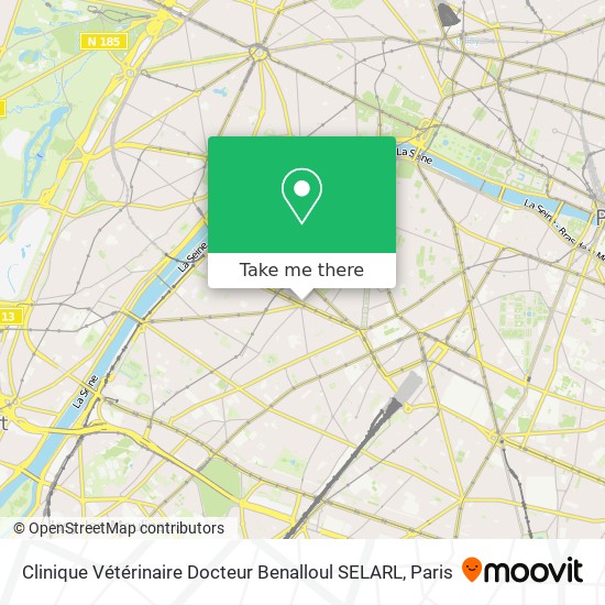 Clinique Vétérinaire Docteur Benalloul SELARL map
