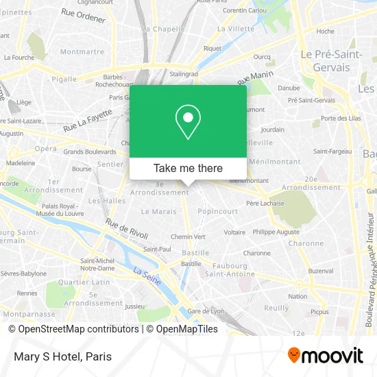 Mary S Hotel map