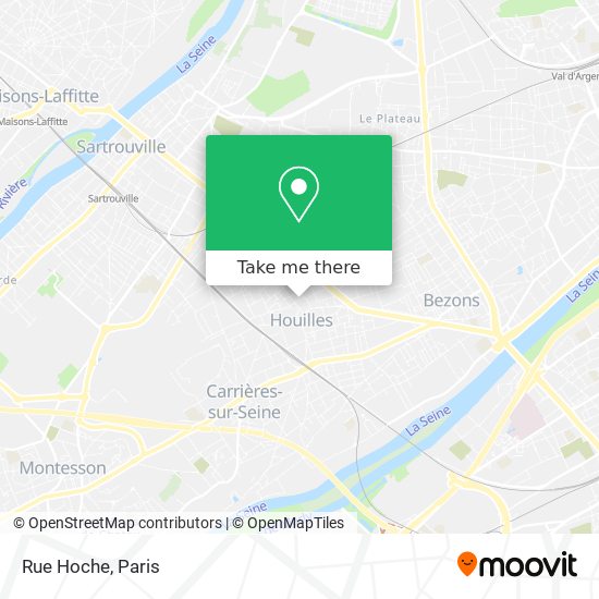 Mapa Rue Hoche