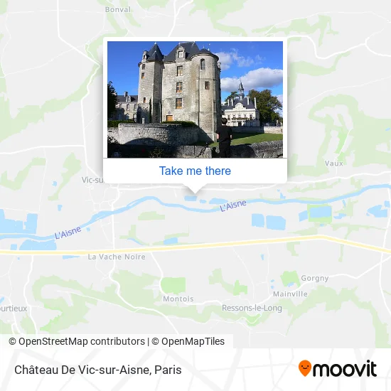 Château De Vic-sur-Aisne map