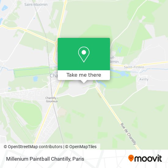 Millenium Paintball Chantilly map