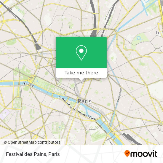 Festival des Pains map