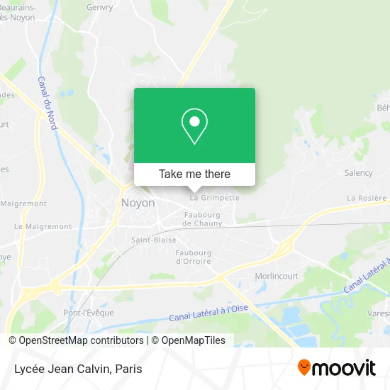 Lycée Jean Calvin map