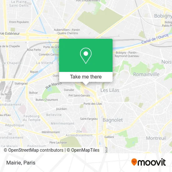 Mairie map