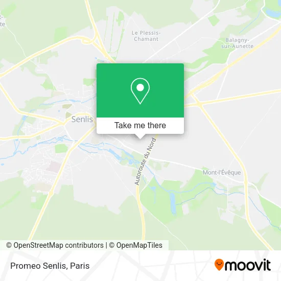 Promeo Senlis map