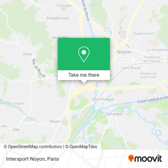 Intersport Noyon map