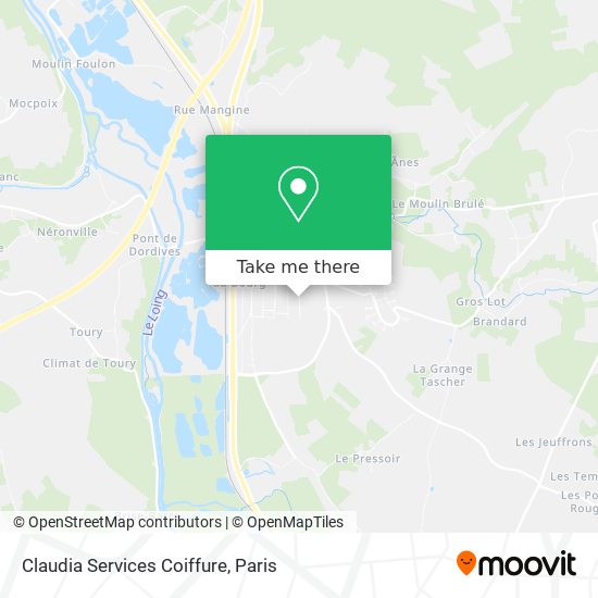Mapa Claudia Services Coiffure