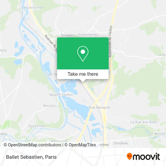 Ballet Sebastien map