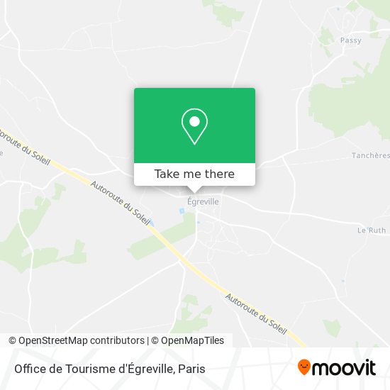 Office de Tourisme d'Égreville map
