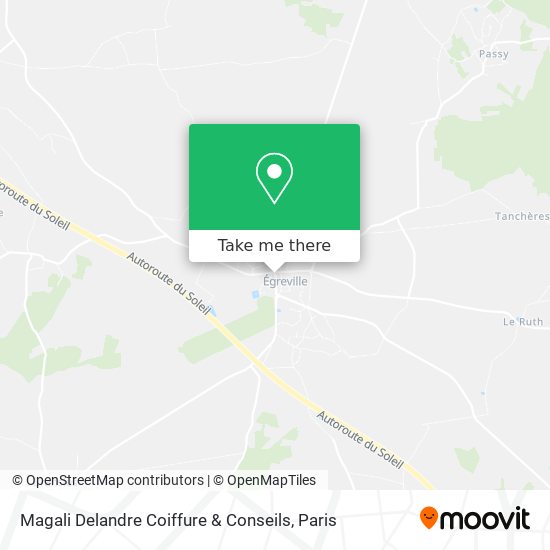 Mapa Magali Delandre Coiffure & Conseils