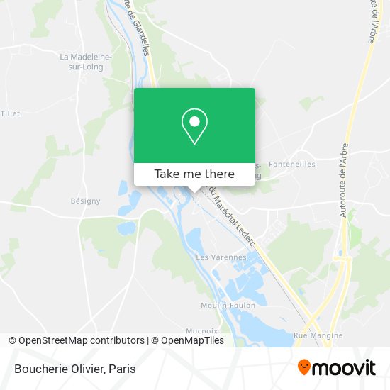 Mapa Boucherie Olivier