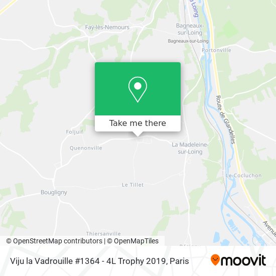 Viju la Vadrouille #1364 - 4L Trophy 2019 map