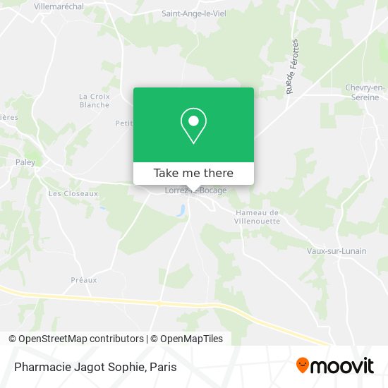 Pharmacie Jagot Sophie map