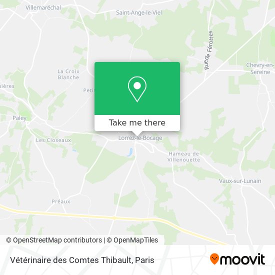 Mapa Vétérinaire des Comtes Thibault