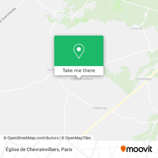 Mapa Église de Chevrainvilliers