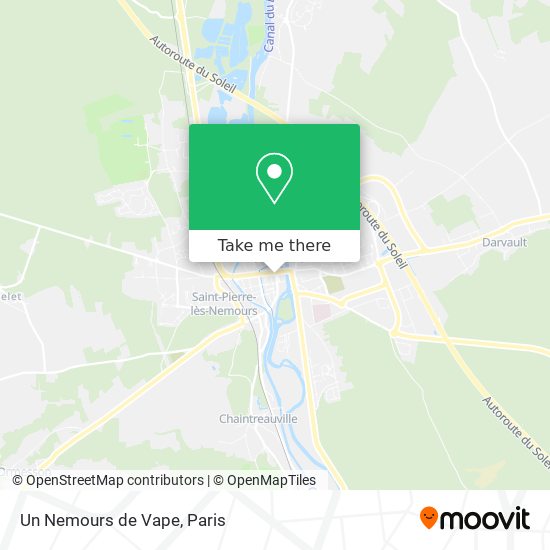 Un Nemours de Vape map