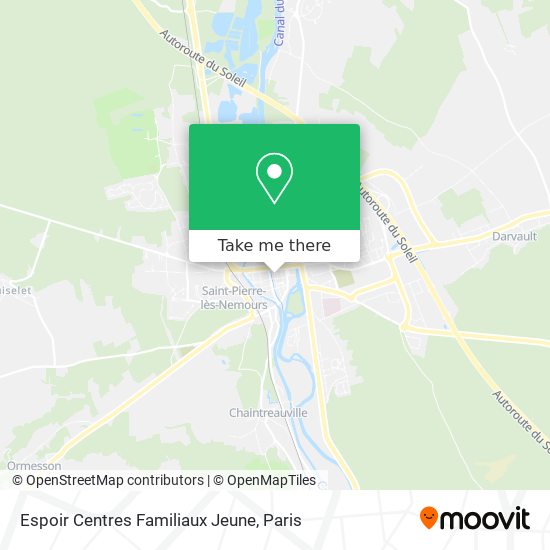 Espoir Centres Familiaux Jeune map