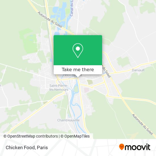 Chicken Food map