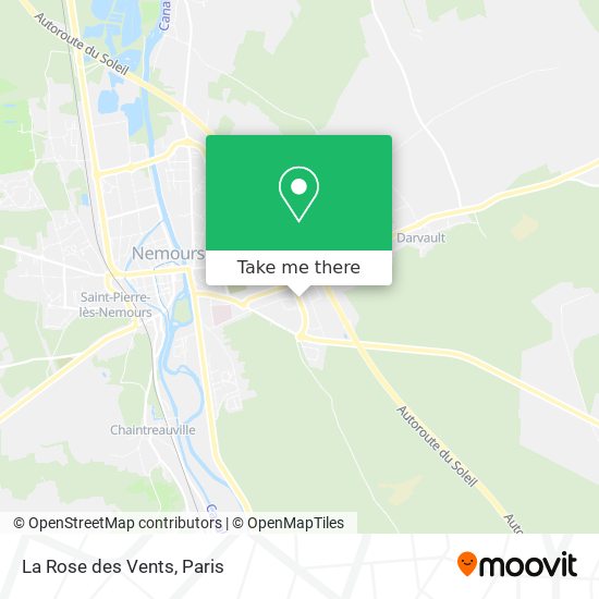 La Rose des Vents map