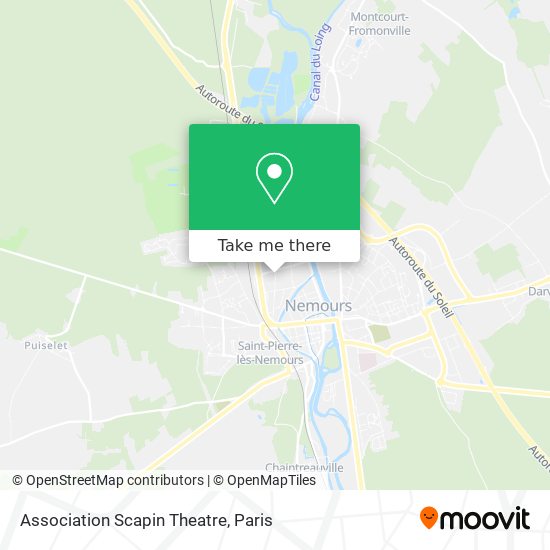 Association Scapin Theatre map