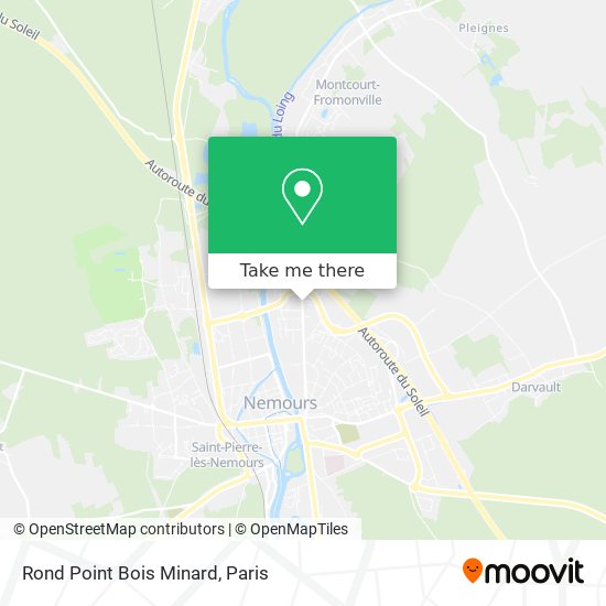 Rond Point Bois Minard map