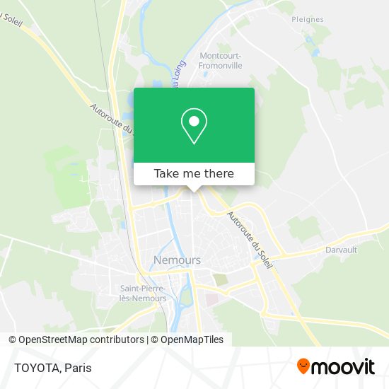 TOYOTA map