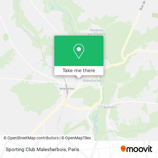 Sporting Club Malesherbois map