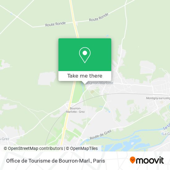 Office de Tourisme de Bourron-Marl. map