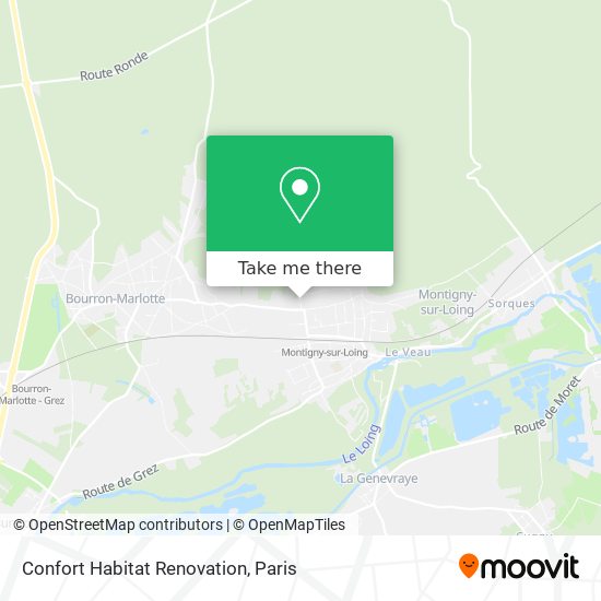 Confort Habitat Renovation map