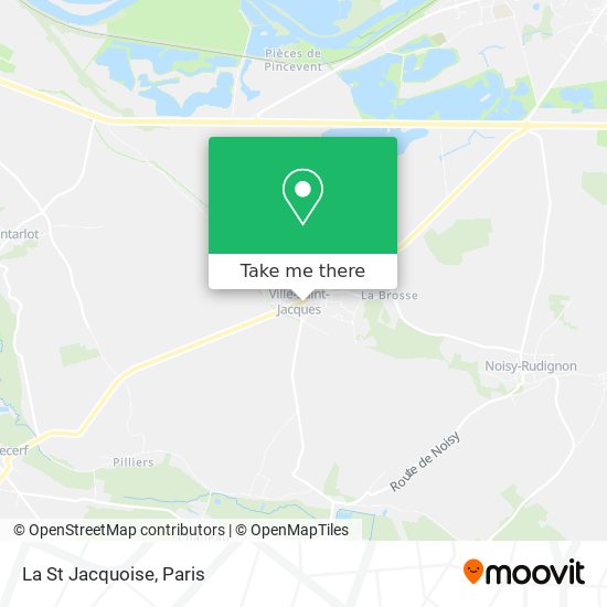 Mapa La St Jacquoise