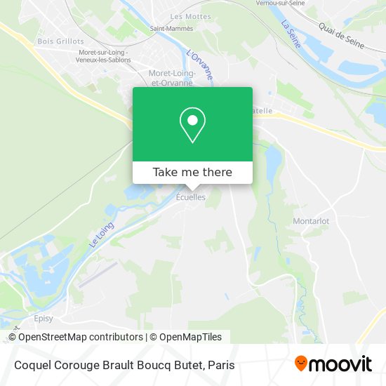 Coquel Corouge Brault Boucq Butet map