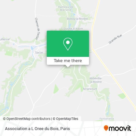 Mapa Association a L Oree du Bois