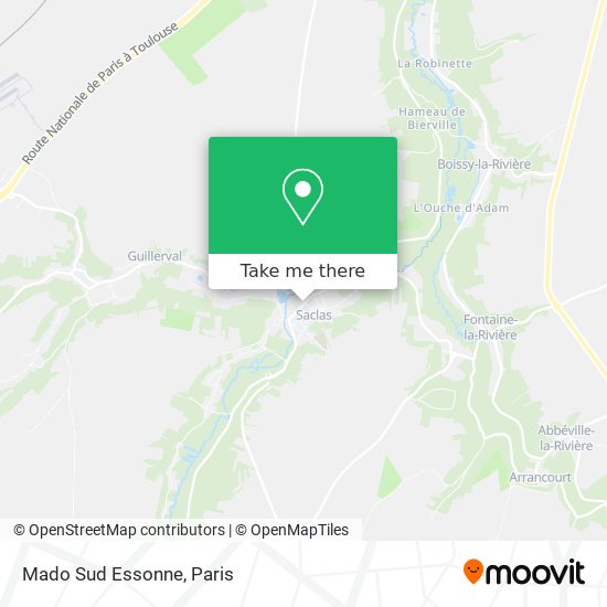 Mapa Mado Sud Essonne