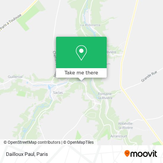 Mapa Dailloux Paul