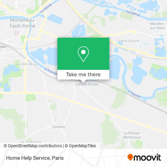 Home Help Service map