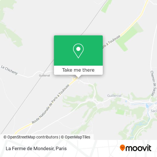 La Ferme de Mondesir map