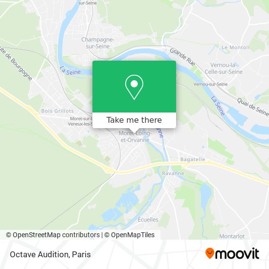 Octave Audition map