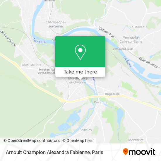 Mapa Arnoult Champion Alexandra Fabienne