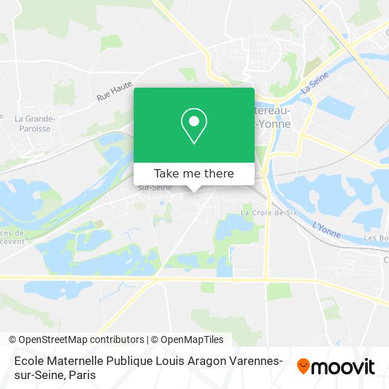 Ecole Maternelle Publique Louis Aragon Varennes-sur-Seine map