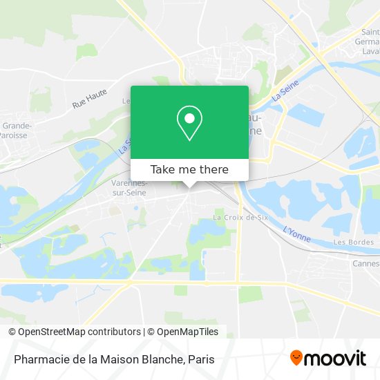 Pharmacie de la Maison Blanche map