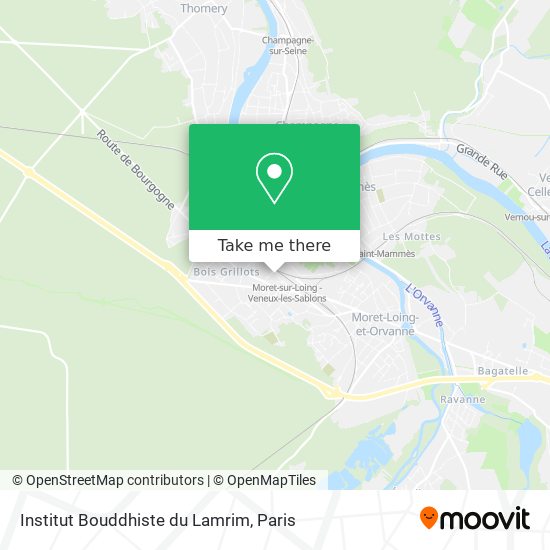 Institut Bouddhiste du Lamrim map