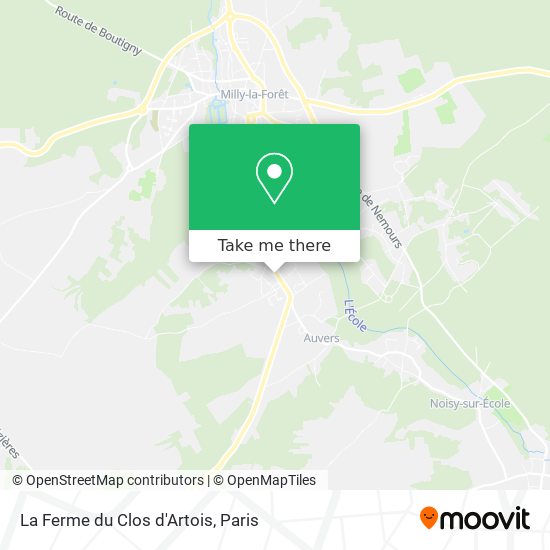 La Ferme du Clos d'Artois map