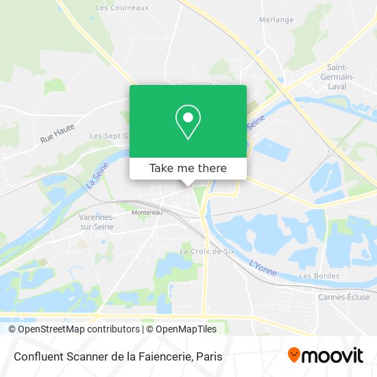 Mapa Confluent Scanner de la Faiencerie