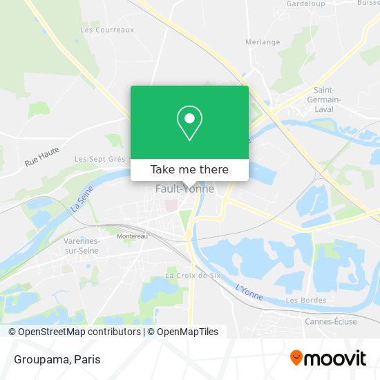 Groupama map