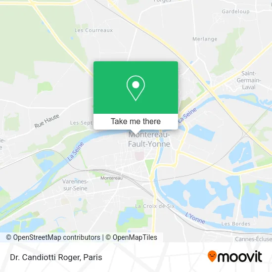 Dr. Candiotti Roger map